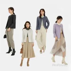 로랑마켓 오리털 경량패딩 얇은패딩