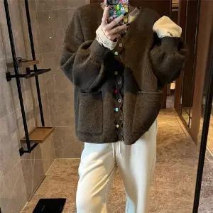 여친 피플 숏 셔링 봄가을 하이넥 트렌치코트 OP1