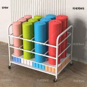 요가매트 정리함 거치대 수납 홈트 폼롤러 선반