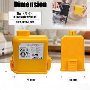업그레이드된 버전, 강력한 배터리 수명, 안전하고 안정적인, LG A9 진공청소기 배터리, A9Plus, A905 A906