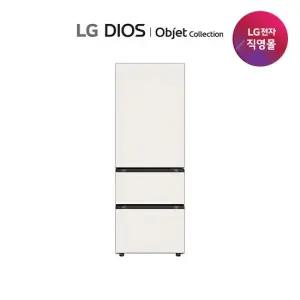 LG 오브제 김치냉장고 글라스 1등급 324L Z334GBB151 옵션택1