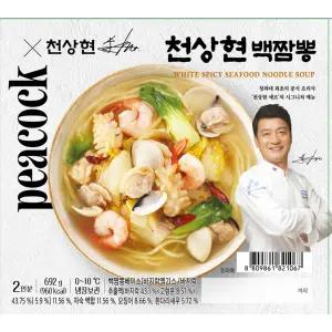 피코크 천상현 백짬뽕 692g