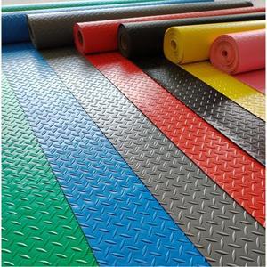 고무 매트 작업장 컨베이어벨트 바닥재 깔판 적색 블랙 /폭