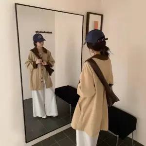 가을 여친 하프 트렌치코트 코트 자켓 트렌치 칼라 원픽3