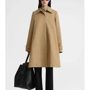 가을 여친 트렌치코트 카라멜 터틀넥 긴팔 코트 영국 클래식 원픽3