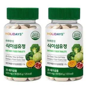 [단비] 홀리데이즈 식이섬유정 90정 x 2개