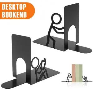 북레스트 독서대 2개입 데스크탑 북 금속 책꽂이 미끄럼방지 문서 정리기 책 보관 랙 스토퍼 홀더