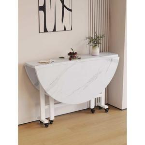 접이식 원형 식탁 사무실 m 반달 원탁 원목 탁자 이동식 북유럽풍 원룸 탁상