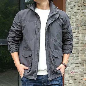 간절기 점퍼 오버핏 숏 바람막이 가을 야상 자켓 숏야상ghi616