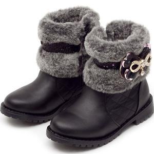 여아 아동 겨울 털 PKS카카앵글부츠