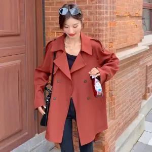 여친 가을 스트링 트렌치코트 코트 더블 원픽3