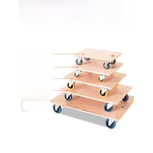 두꺼운 목재 보드 거북이형 휴대용 수납 손수레 경량 쇼핑카트 4륜 정리함 무소음 유니버셜