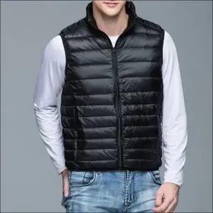 패딩조끼 아웃도어 남성용 등산조끼 베스트 2컬러 레저조끼 경량