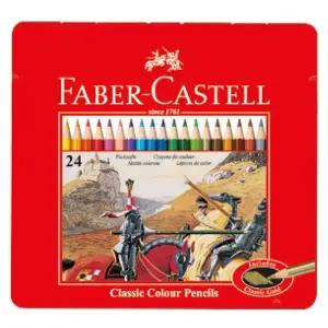 115845 WK26AI84 틴 케이스 색연필 파버카스텔 24색 일반