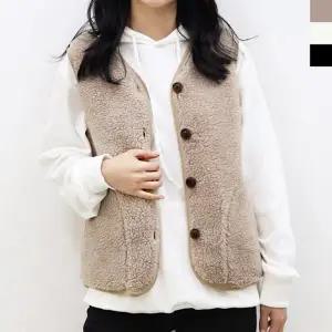 여자베스트 여성니트베스트 여자뽀글이양털st베스트 여성아우터조끼 KYI