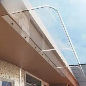고정식 캐노피 비가림막 테라스 빗물막이 어닝 현관 천막 투명 차양막