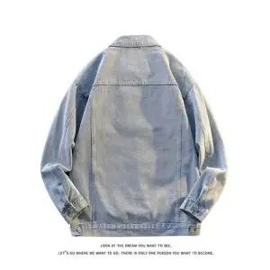데님 남사친 빈티지 캐주얼 야상 청자켓 입체 구제 점퍼 컷팅 빅사이즈 트렌드 원픽1