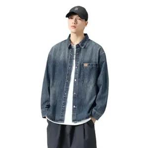 데님 남친 빈티지 캐주얼 셔츠 코트 봄가을 카고 청자켓 원픽3