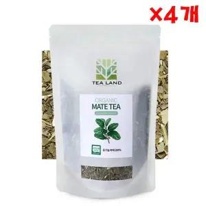 유기농 I1O1H8M2 마테차 120g X 4개 마테잎 리필팩포장 허브차