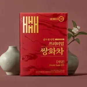 헤밀레 저당 쌍화차 무설탕 전통 차 분말 스틱 30입