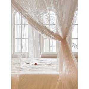 캐노피 침대 공주 공주님 80x165x150 모기 모기장 레이어 레이스 사각모기장