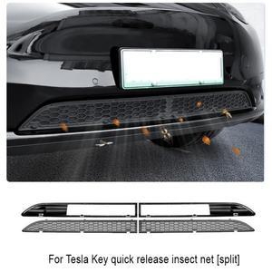 테슬라 모델 3 하이랜드 2024 Y3 용 전면 범퍼 그릴 메쉬 공기 흡입 보호 커버 곤충 그물 액세서리