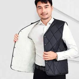 남성부슬기모퀼팅조끼 패딩조끼 방한조끼 융털조끼