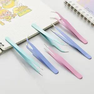 [에스에스_62]쪽집게 정밀 얇은핀셋 스티커 작업 핀셋