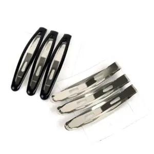 [에스에스_62]메탈 유아핀 앞머리 고정 똑딱핀 블랙 6P