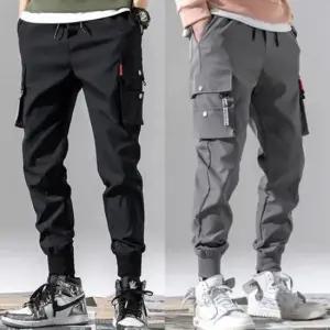 [JED] 밴드 시보리 바지 트레이닝 카고바지 포켓 조거팬츠 팬츠 허리밴딩 남녀공용