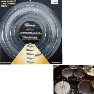 뮤트링 타악기용품 풀세트 드럼톤콘트롤링hij131