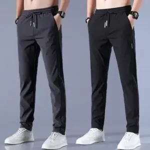 [JED] 쿨링 통기성 스판 남성 바지 팬츠 캐주얼 여름 슬랙스 소재