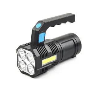 차박 캠핑 LED 4구 소형 서치라이트 랜턴 손전등 LED후레쉬