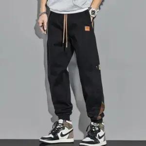 [JED] 밴드 허리 트레이닝 조거팬츠 밴딩 배색 바지 팬츠 투톤 워크웨어 남자