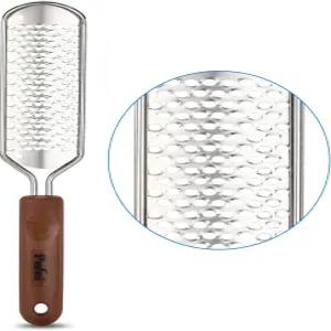 전문 페디큐어 풋 파일 거상 스테인리스 스틸 탈착식 스크러버 젖은 발과 마른 발을 위한 하드 스킨 리무버