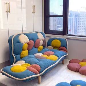 1인용 쇼파 미니 인용 푹신한 소파 저상 캔디 미니소파 의자 작은