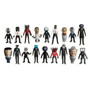 피규어키홀더 스키비디 랜덤 피규어 키링 2탄 키홀더 24개 세트 1P