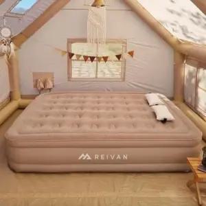 에어매트 자동 팽창 캠핑용 더블 에어 침대 휴대용 야외 수면 패드