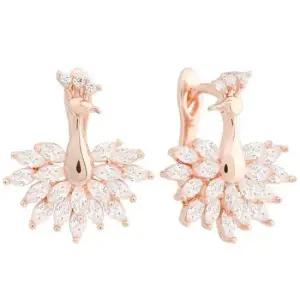 데일리귀걸이 골드필드 핀 큐빅 새 블링 원터치 링 귀걸이 14K