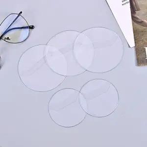 투명 캔뱃지 커버 원형 굿즈 보호 보관함 대바늘 케이블 보관 정리