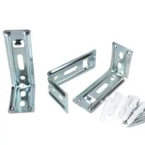 C-8000 벽고정 커튼꺽쇠 블라인드용 3P(대) 연결 부속 장석 브라켓 스텐