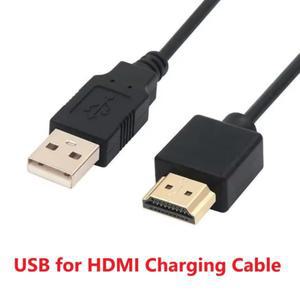 USB 전원 케이블 HDMI 호환 남성-남성 충전 코드 스플리터 어댑터 2.0 스마트 기기용