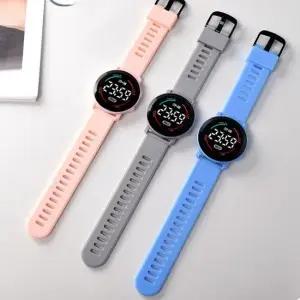 LED 빅 다이얼 남 녀 공용 슬림 디자인 손목 시계 손목시계 패션시계 공용시계 커플시계