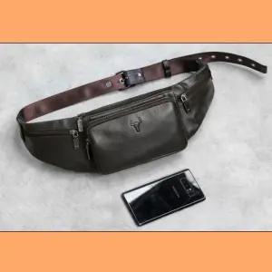 여행용 외출 패션 보조 소지품 여권 가방 가죽 힙색 MUf6+9QAo
