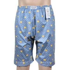 (평화)다양한 캐릭터무늬 남성5부 면 파자마 여자 언더 팬츠