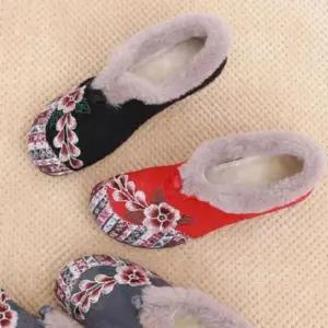 겨울 할머니 엄마 털신 어르신 여성 방한화 신발
