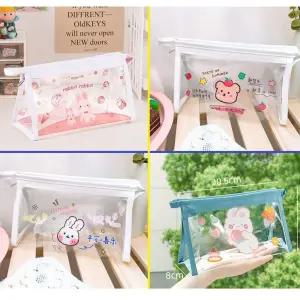 PVC 투명파우치 20X12 지퍼팩 양치파우치 rHB7+4Ndg