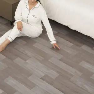 DIY 주방 바닥매트 PVC 장판 셀프시공 두꺼운 베란다 거실 방수 침실 잘라쓰는 미끄