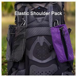 WPE 탄성 어깨 물병 보관 등산을위한 하이킹 야외 전화 배낭 가방 장비 경량
