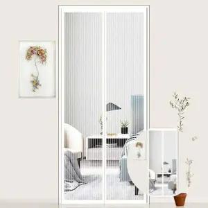 자석 문 모기장 90x210cm 화이트  방문모기장 문모기장방문용